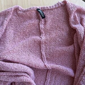 H&M Cozy Pink Cardigan Sweater S/M